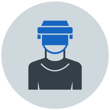 Bir insan simgesinin vektör illüstrasyonu