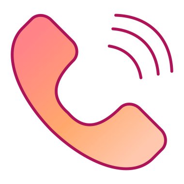 telefon arama simgesi vektör illüstrasyonu