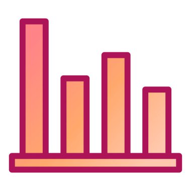 Bar çizelgesi. Web simgesi