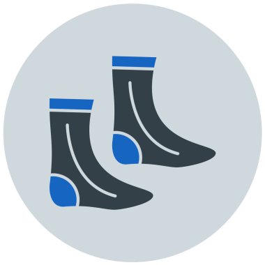 Çorap. Web simgesi basit illüstrasyon