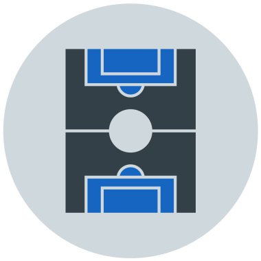 futbol modern ikon vektör illüstrasyonu 