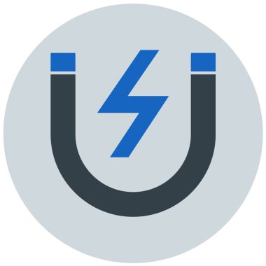 Mıknatıs Web simgesi basit illüstrasyon