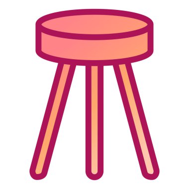 Su ve lamba simgesinin tek bir izole nesnesinin vektör çizimi