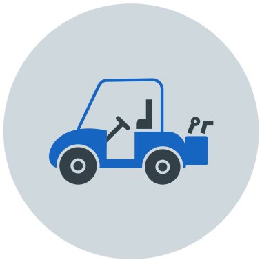 - Araba. Web simgesi basit illüstrasyon