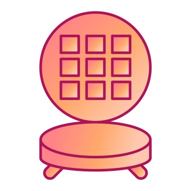 Çizgi film simgesinin vektör çizimi