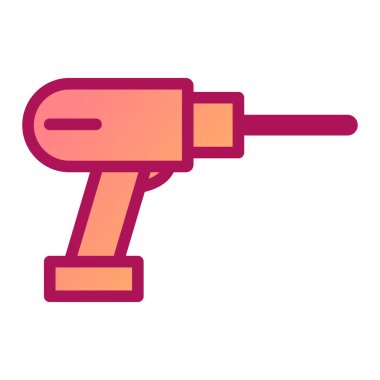 matkap simgesi. Web için çekiç vektör simgelerinin özet çizimi