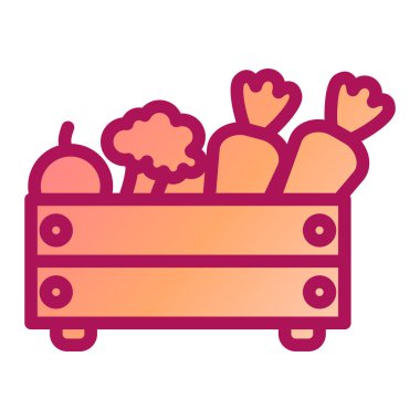 Bahçıvanlık modern ikon vektör illüstrasyonu