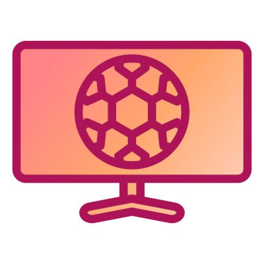 Top. Web simgesi basit illüstrasyon