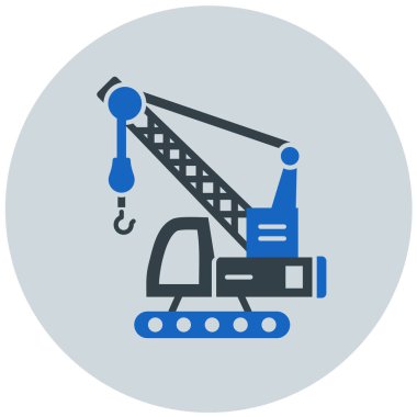 vinç modern simge vektör illüstrasyonu 