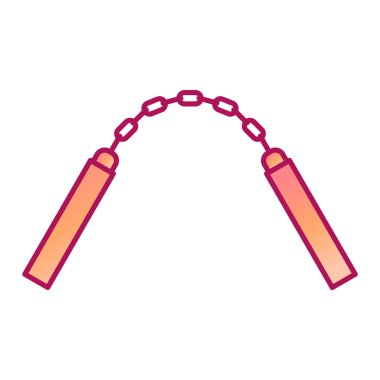 Askeri bıçak ikonu. vektör illüstrasyonu