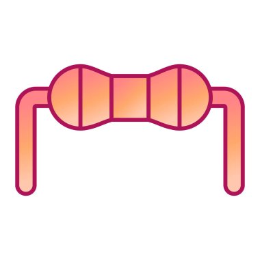 Su pompası çizgisi simgesinin ince renkli resmedilmesiName