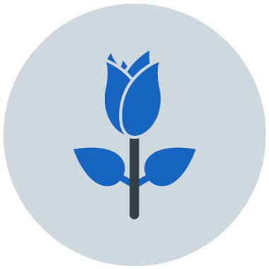 lale modern ikon vektör illüstrasyonu