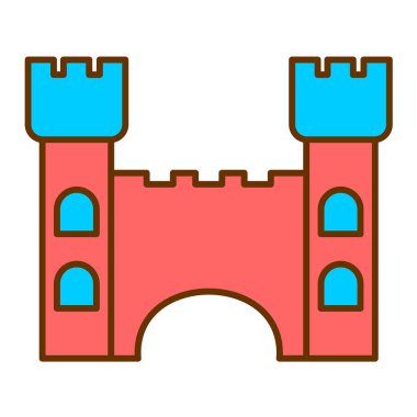 kale modern simge vektör illüstrasyonu 