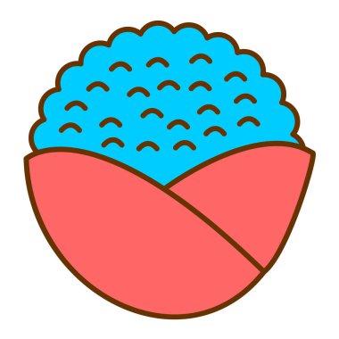 Lezzetli yemek vektörü çizimi