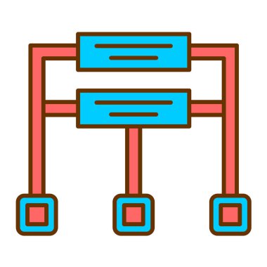 ağ paylaşım simgesi çizimi