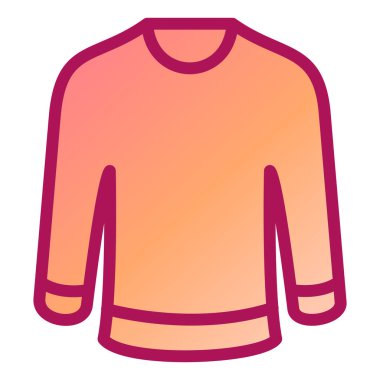 Kıyafetler. Web simgesi basit illüstrasyon