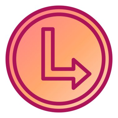 ok simgesi vektör illüstrasyonu