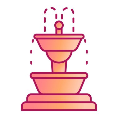 çeşme modern simge vektör illüstrasyonuName