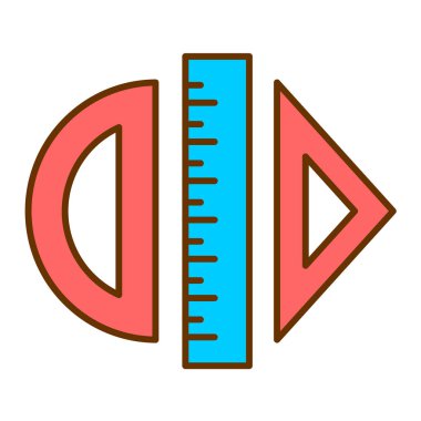 cetvel simgesi çizimi