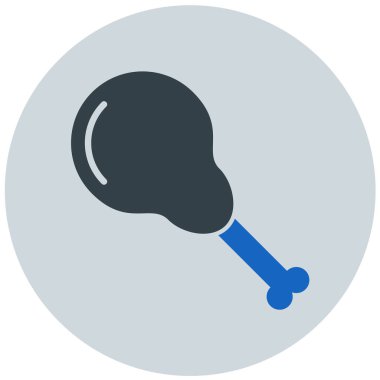 Tavuk. Web simgesi basit tasarım