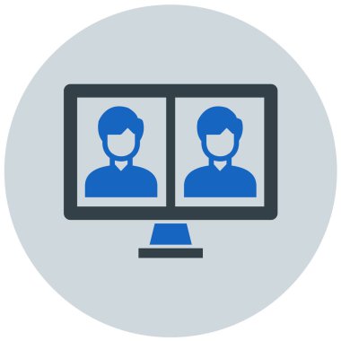 kullanıcı. Web simgesi basit illüstrasyon