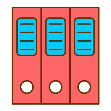 ofis dizinleri ikon vektör illüstrasyon tasarımı