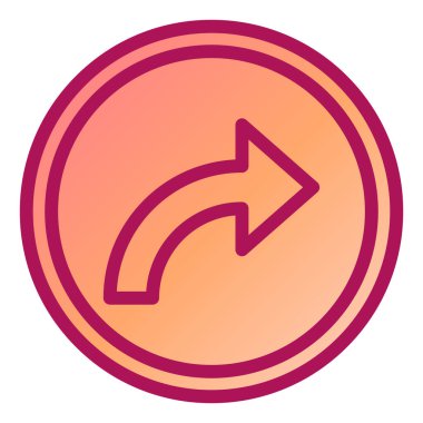 ok simgesi vektör illüstrasyonu