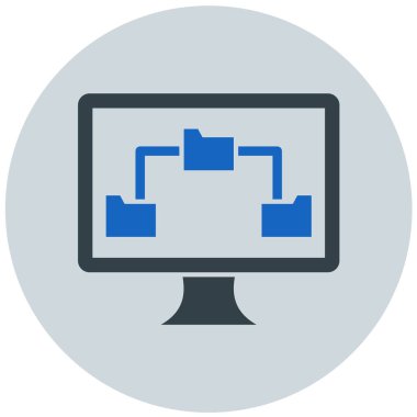 Veri merkezi. Web simgesi