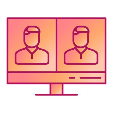 Kullanıcı simgesi vektör illüstrasyonu