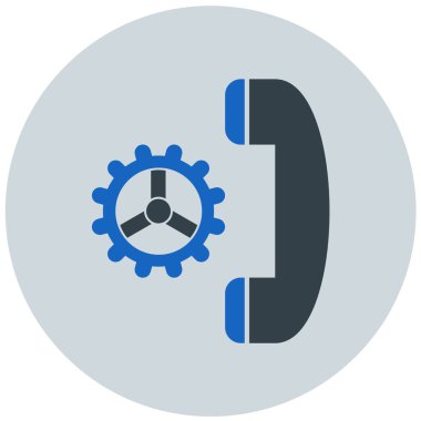 Ayarlar. Web simgesi basit illüstrasyon