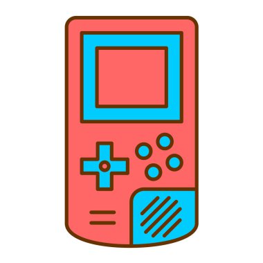 denetleyici vektör illüstrasyon tasarımı olan oyun konsolu aygıtı