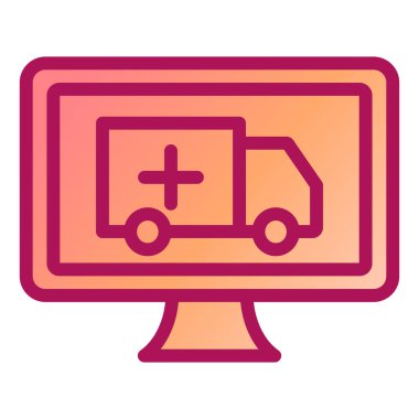 Çevrimiçi Mağaza. Basit illüstrasyon