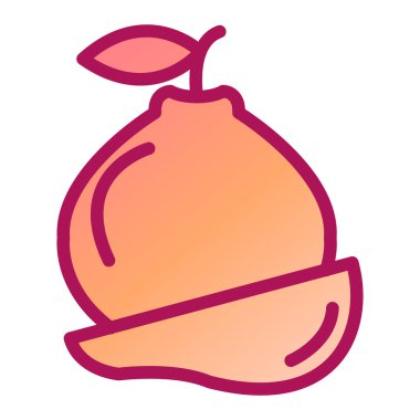 meyve Web simgesi vektör illüstrasyonu 