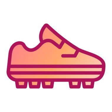 Spor ayakkabı. Web simgesi basit illüstrasyon