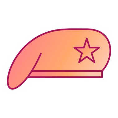 Bir yıldız simgesinin vektör illüstrasyonu