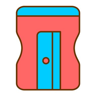 Keskinleştirici simgesi, vektör illüstrasyonu basit tasarım 