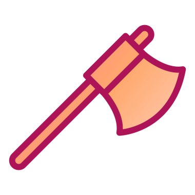 Axe modern simge vektör illüstrasyonu 