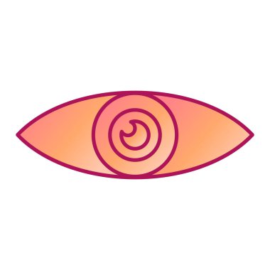 Göz simgesi vektör illüstrasyonu