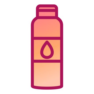 Su şişesi ikonu. özet çizimi 