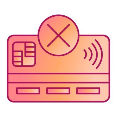 Kredi kartı ikon vektörü. İnce çizgi işareti. izole edilmiş sınır sembolü çizimi