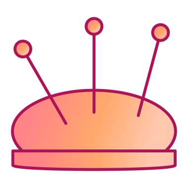 Dikiş konsepti modern ikon vektör çizimi 