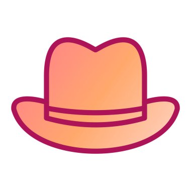 hat vektör renk simgesi