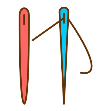 Modern simge vektör illüstrasyonu dikiliyor 