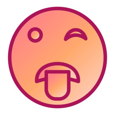 üzgün yüz simgesi ikon vektör illüstrasyonu