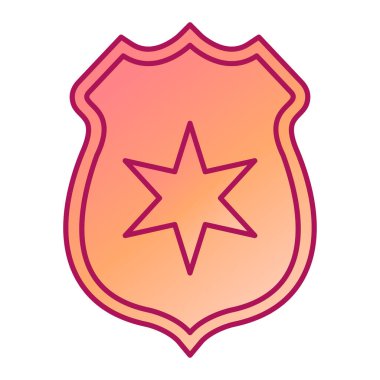 kalkan ikon vektör illüstrasyonu