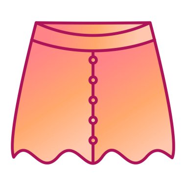 etek modern simge vektör illüstrasyonu 