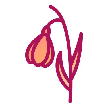 Soğan Simgesi vektör çizimi