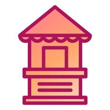 basit ev simgesivektör illüstrasyon