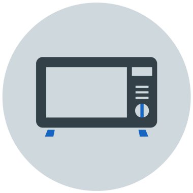 Mikrodalga fırın. Basit resimleme