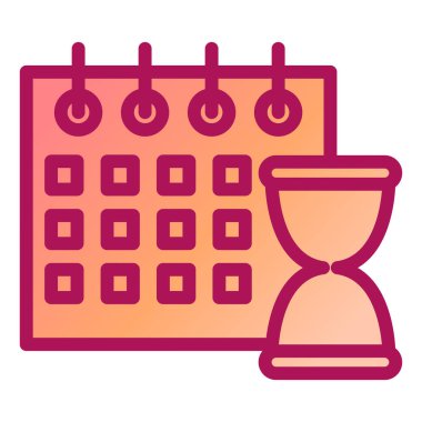 Takvim. Web simgesi basit tasarım